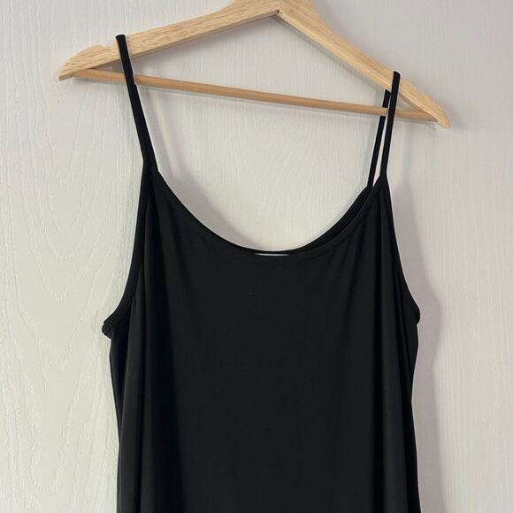 Joseph‎ Ribkoff Womens Spaghetti Straps Black Midi Dress US Size 12 - Picture 2 of 5